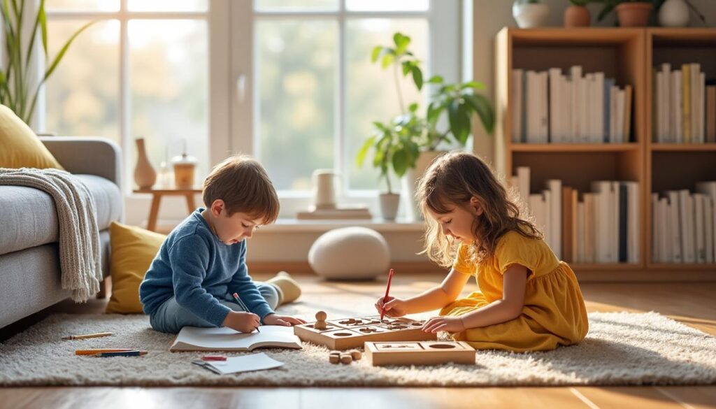 découvrez des idées d'activités calmes pour occuper les enfants à la maison, favorisant la concentration et la détente tout en s'amusant.