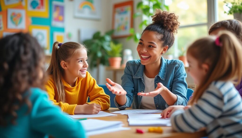découvrez comment l'éducation et la communication positive favorisent un environnement d'apprentissage bienveillant, stimulant la confiance et le développement personnel.