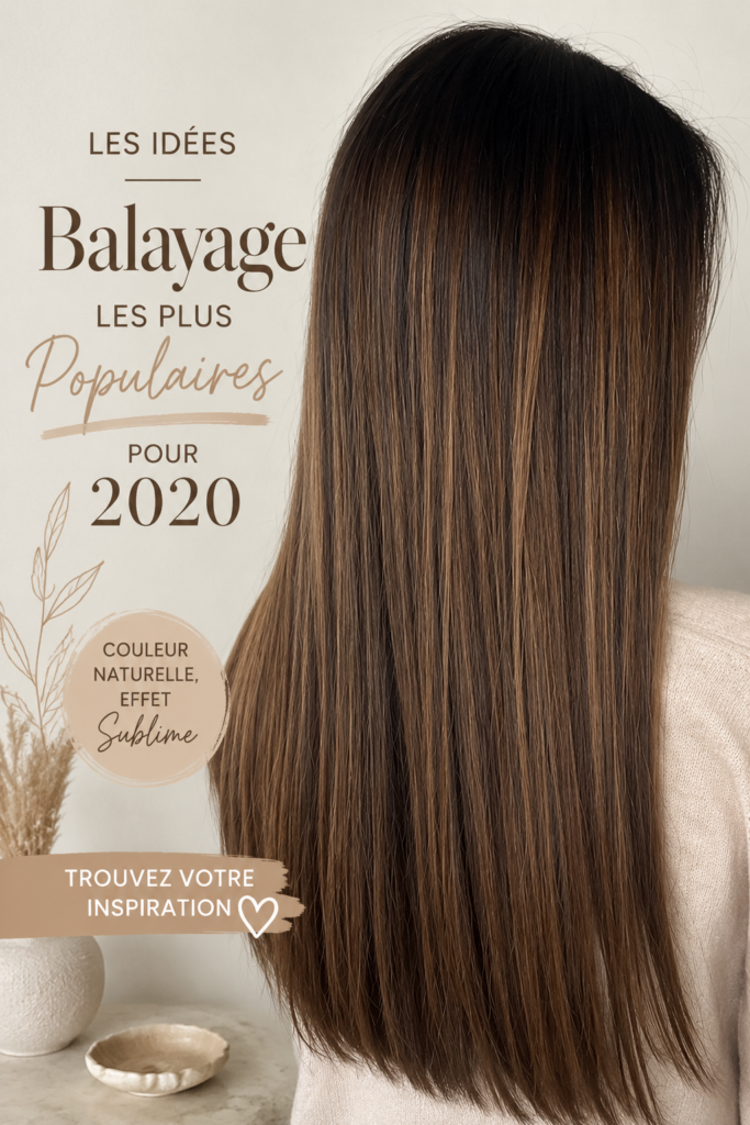 Femme avec un balayage moderne et stylé.