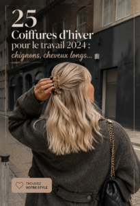Collage de 25 coiffures d'hiver élégantes pour le travail