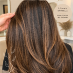 Femme avec une coiffure tendance pour 2023, affichant des ondulations naturelles et un look moderne.