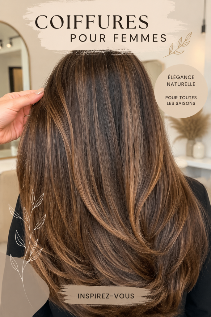 Femme avec une coiffure tendance pour 2023, affichant des ondulations naturelles et un look moderne.