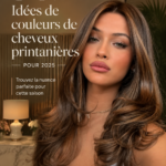 Image de plusieurs teintes de cheveux printanières en 2025, avec des coupes modernes et colorées.