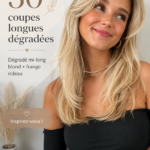 Coupes de cheveux longues avec des couches fluides et des franges pour un look tendance.