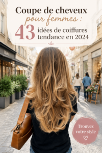 Femme avec une coupe de cheveux tendance et moderne pour 2024
