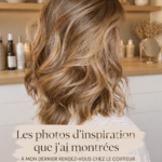 Collage de photos inspirantes de coiffures modernes