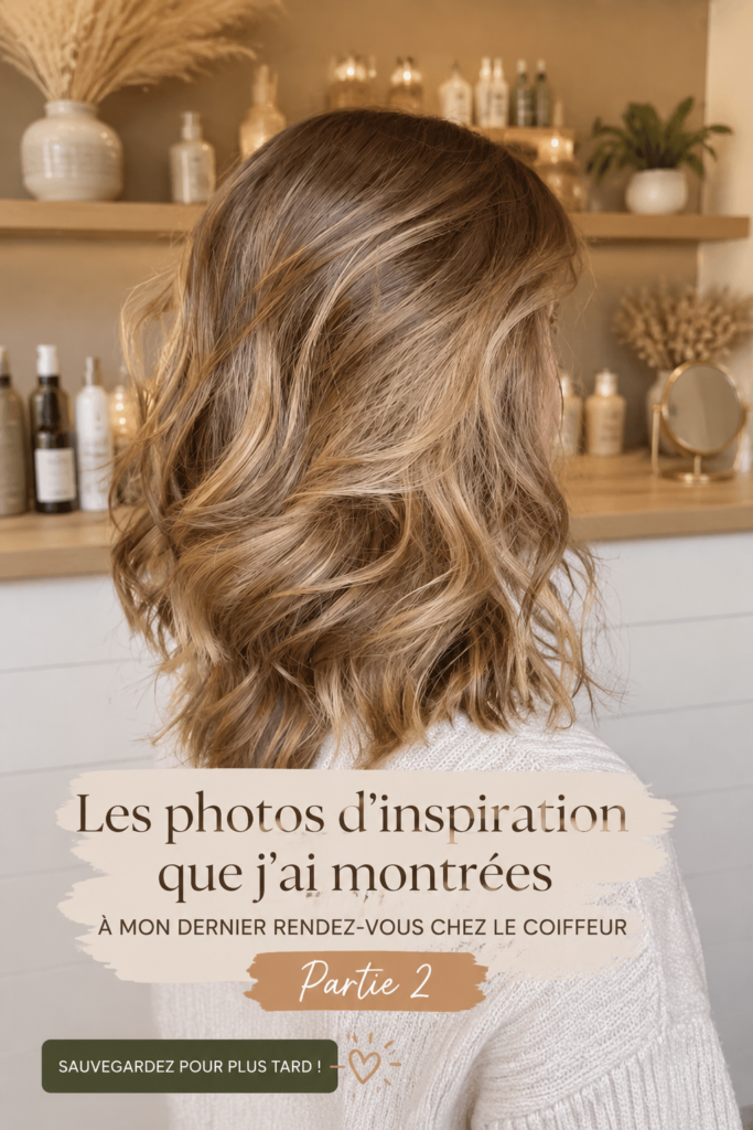 Collage de photos inspirantes de coiffures modernes