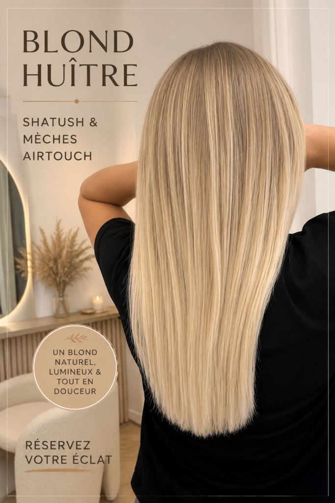 Extension d'une chevelure avec technique Shatush et reflets AirTouch