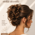Chignon glamour désordonné, élégant et décontracté