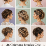 Chignon bouclé chic parfait pour le printemps