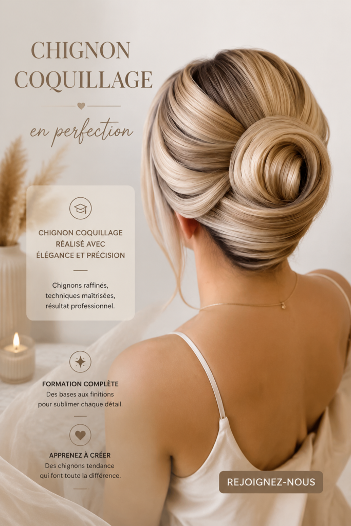 Femme avec une coiffure tendance et élégante