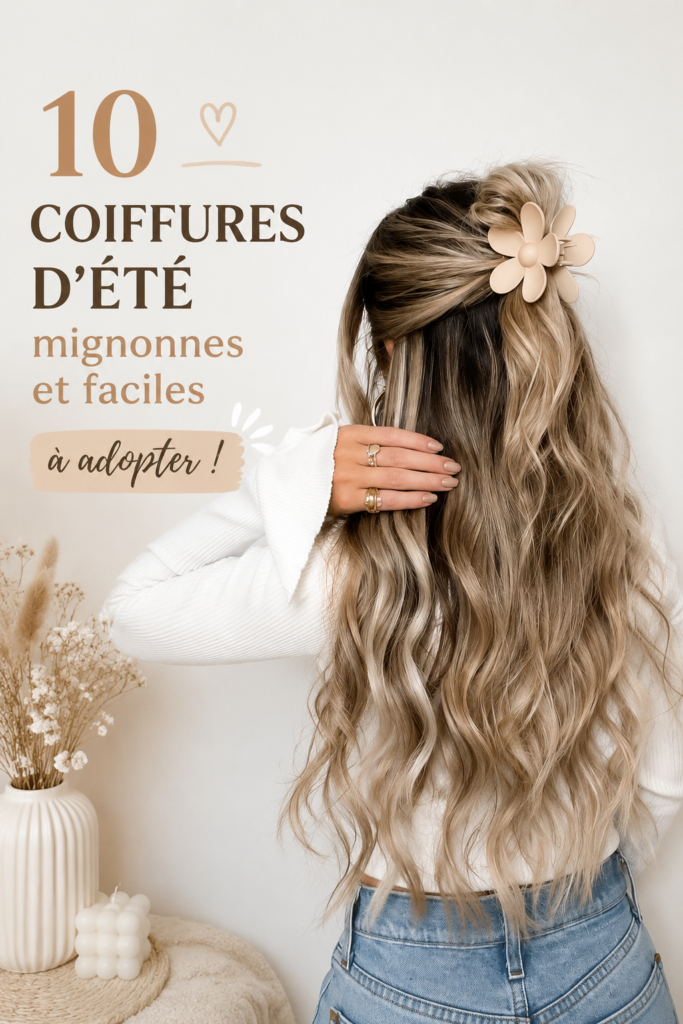 10 coiffures estivales faciles et adorables pour l'été 2023.