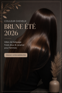 Couleur de cheveux brunes avec des reflets caramel pour l'été 2026