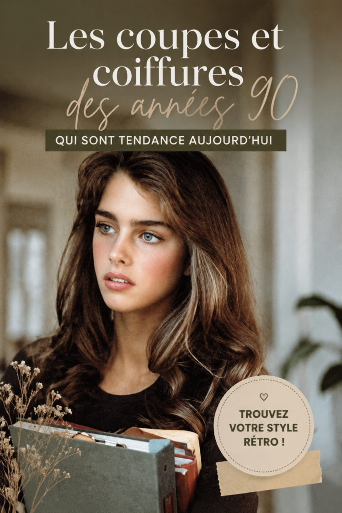 Coupes de cheveux des années 90, styles rétro tendance.
