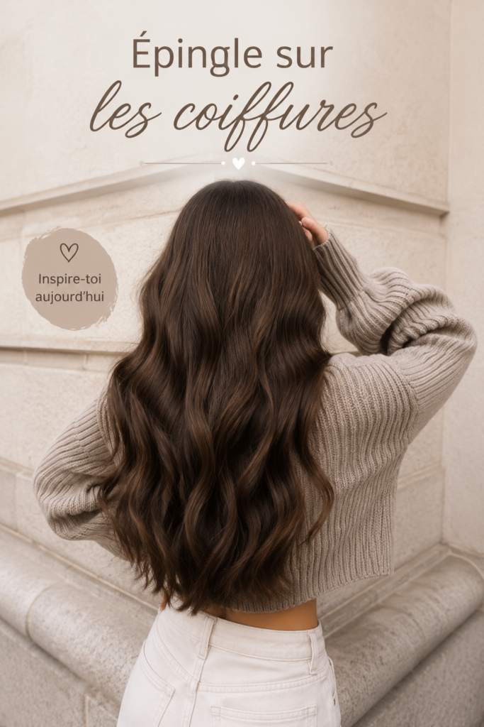 Une femme affichant une coiffure tendance pour un événement spécial.