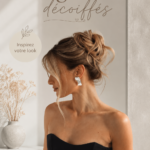 Chignon décoiffé tendance féminin sur un modèle