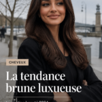 Tendances cheveux bruns riches en 2024 avec des nuances élégantes