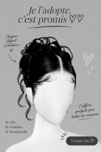 Astuce coiffure simple et efficace pour des cheveux stylés.