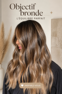 Femme avec une belle coiffure bronde qui illumine son visage