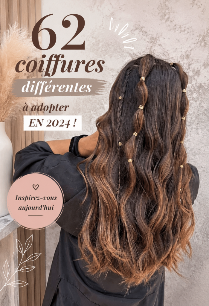 Une sélection de différentes coiffures tendance pour 2024, montrant la variété des styles.