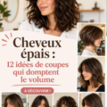 Coupe de cheveux épais et texturé qui domine le volume.