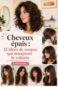 Coupe de cheveux épais et texturé qui domine le volume.