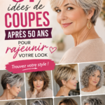 Femme élégante ayant une coupe moderne et fraîche après 50 ans