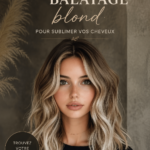 Un balayage blond tendance sur des cheveux longs et ondulés.