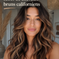 Coiffures brunes brillantes inspirées par le soleil californien