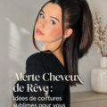 Une femme avec une coiffure élégante et tendance