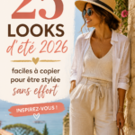 Un ensemble d'été tendance avec des accessoires adaptés, parfait pour le style estival
