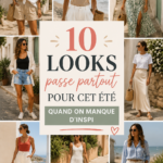Un aperçu de 10 looks d'été variés et tendance, incluant robes, jupes et accessoires