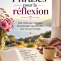 Une image inspirante de citations réfléchies sur un fond apaisant.
