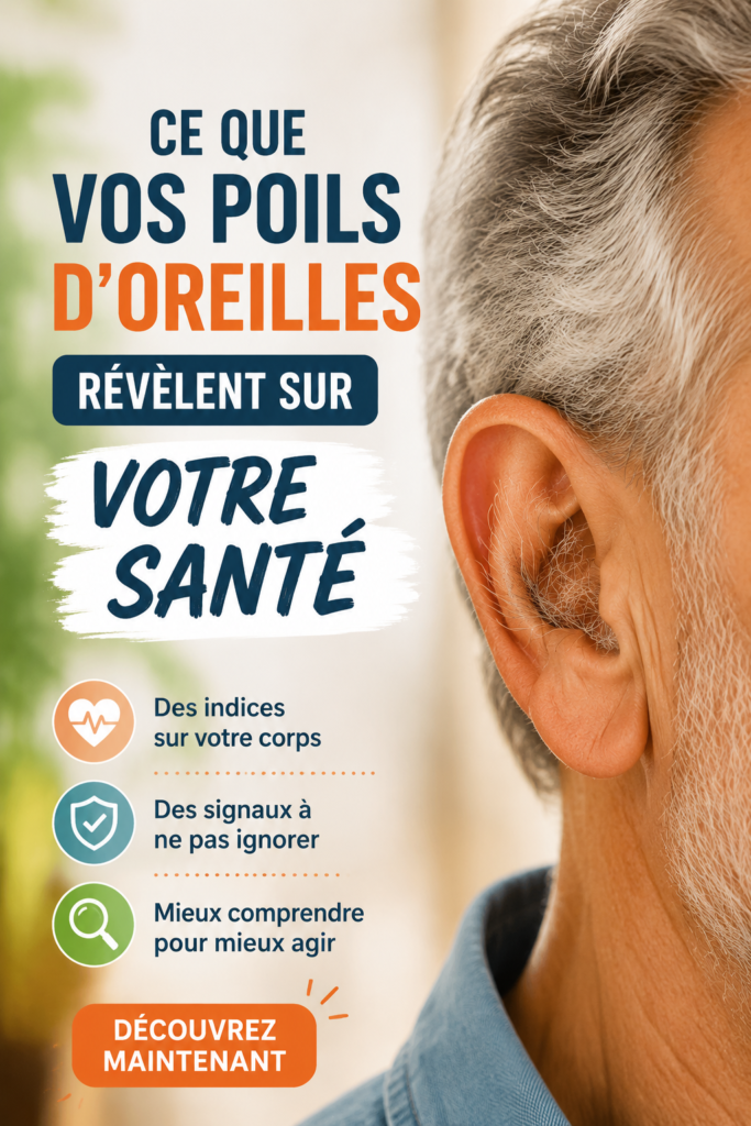 Une image illustrant la santé des poils d'oreilles et leur signification.