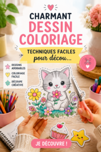 Un exemple de dessin coloré charmant réalisé avec des techniques de coloriage simples.
