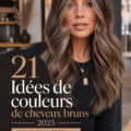Exemple de teinture brune tendance pour 2025
