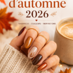 Manucure d'automne 2026 avec des ongles colorés et des motifs modernes