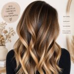 Femme avec un balayage doux et naturel, parfait pour un look quotidien sans contraintes.