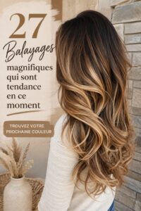 Exemple de coiffure balayage naturelle sur cheveux longs