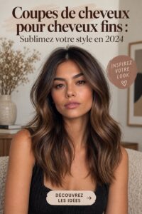 Coupe de cheveux tendance pour cheveux fins en 2024