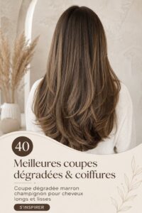 Coupes de cheveux à étages pour femmes avec divers styles modernes