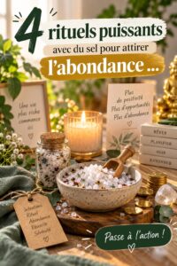 Amulette de sel symbolisant l'abondance et la prospérité.