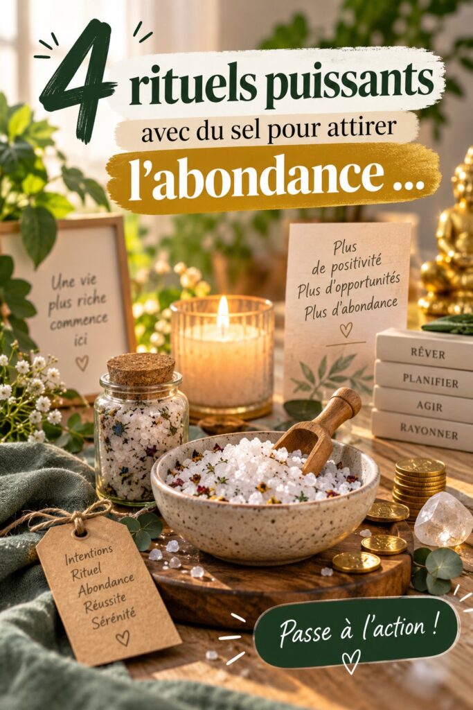Amulette de sel symbolisant l'abondance et la prospérité.