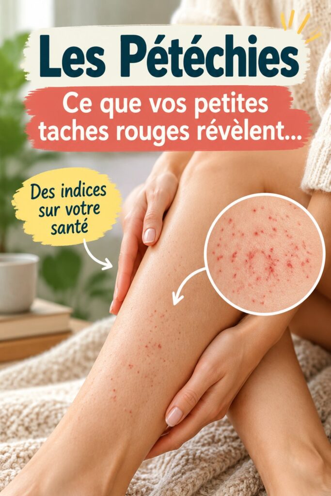 Une image illustration montrant des taches rouges sur une peau humaine, représentant les anomalies cutanées.