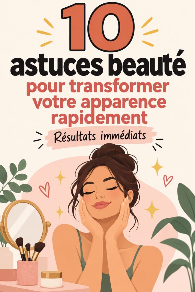 Femme souriante avec une coiffure élégante et un maquillage léger, montrant comment la beauté peut être améliorée simplement.
