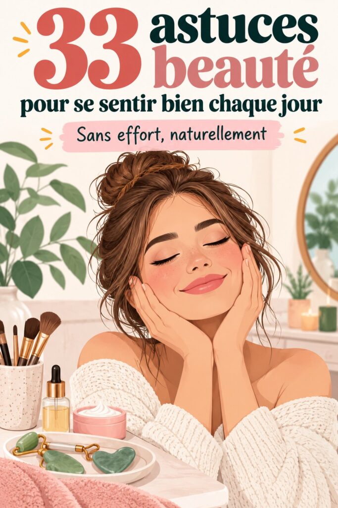 Femme affichant un look élégant et naturel avec des cheveux soigneusement coiffés et un maquillage léger.