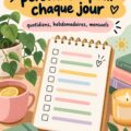 Un collage de produits de soins personnels sur une table