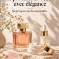 Photographie élégante de produits de beauté en flat lay