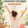 Une femme souriante effectuant des soins capillaires matinaux après un réveil énergique