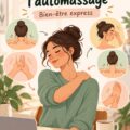 Femme pratiquant l'automassage pour une semaine positive et productive.